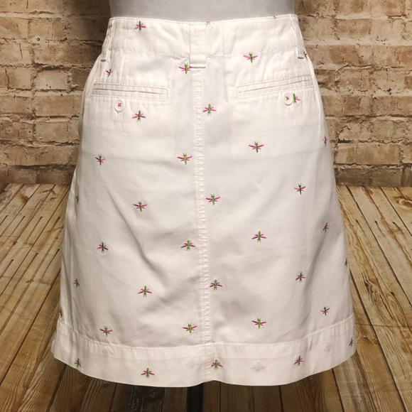 Lilly Pulitzer Embroidered Dragonfly Skirt - Picture 4 of 8